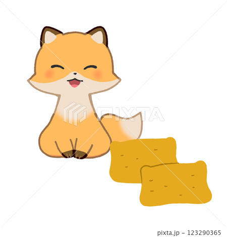 稲荷寿司と狐 123290365