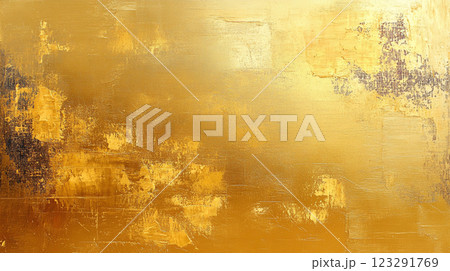 A golden abstract with textured patterns and radiant light. Rich color gradients create a shimmering visual effect for artful displays. 123291769