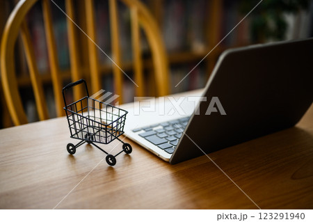 カートとPC カートとPC 123291940