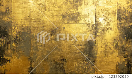 Texture of golden surface, with areas that appear darker and slightly brushed. Great for backgrounds and decorative elements. Texture of golden surface, with areas that appear darker and slightly brushed. Great for backgrounds and decorative elements. 123292039