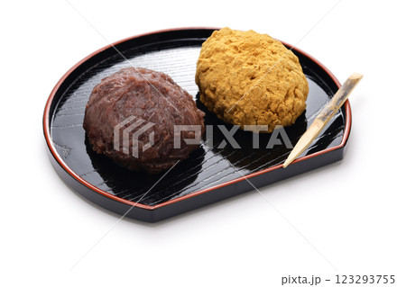 ぼたもち、おはぎ ぼたもち、おはぎ 123293755