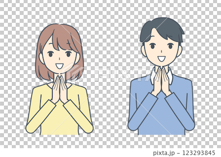 男人和女人牽著手 男人和女人牽著手 123293845