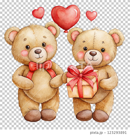 Elements for White Day clipart watercolor Elements for White Day clipart watercolor 123293891