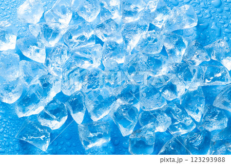 氷 イメージ　ガラス氷 123293988