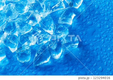 氷 イメージ　ガラス氷 123294016