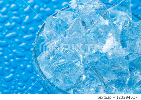 氷 イメージ　ガラス氷 123294017