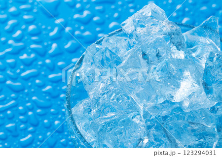 氷 イメージ　ガラス氷 123294031