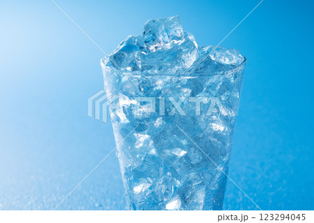 氷 イメージ ガラス氷 氷 イメージ ガラス氷 123294045