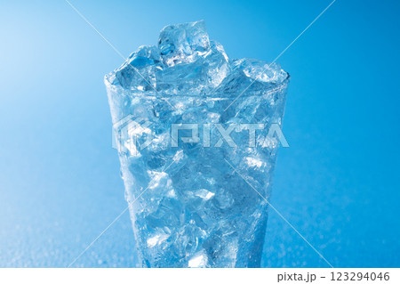 氷 イメージ　ガラス氷 123294046