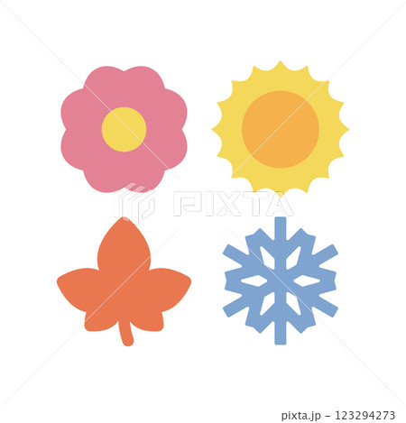四季のモチーフ 123294273