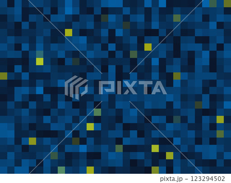 abstract digital pixel pattern with blue and yellow mosaic design, square geometric texture abstract digital pixel pattern with blue and yellow mosaic design, square geometric texture 123294502