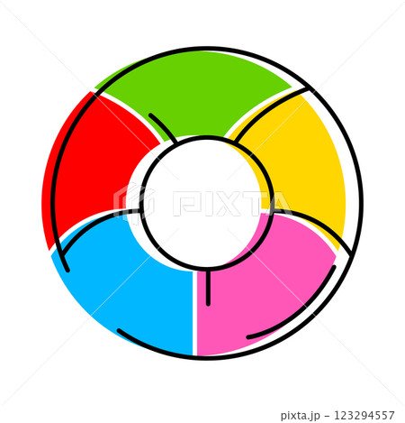 Illustration of swimming ring. Vacation or journey item. Illustration of swimming ring. Vacation or journey item. 123294557