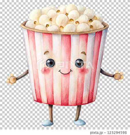 Monsters Smiling Clipart Watercolor 123294598