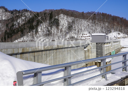 新桂沢ダム(冬) 新桂沢ダム(冬) 123294818