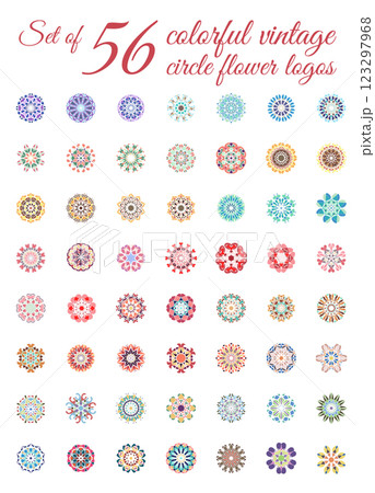 Vintage Logo Mandala 123297968