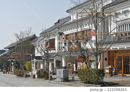 信州善光寺の表参道風景 123299263