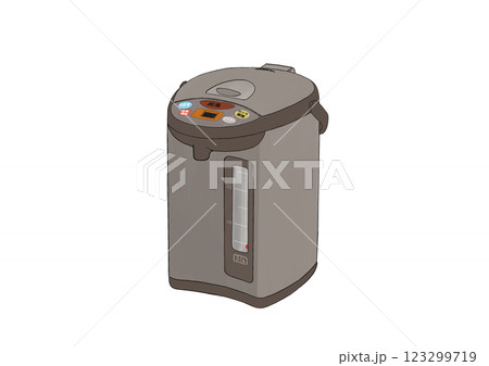 電気ポット 123299719