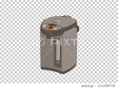 電気ポット 123299719