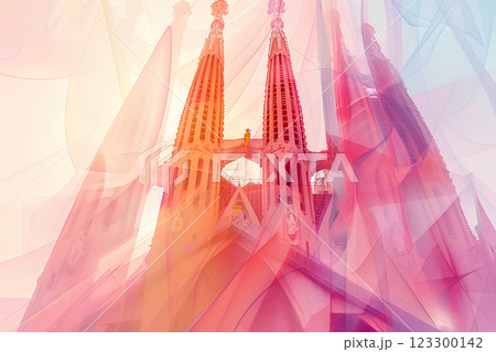 世界遺産　サグラダ・ファミリア 123300142