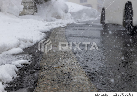 雪道の地下水による消雪 123300265