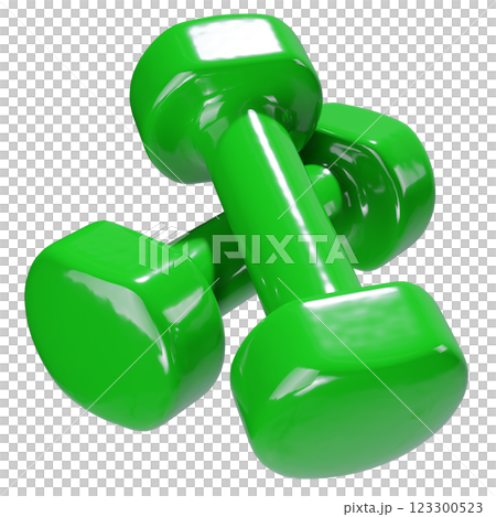 Blank Round vinyl rubber Dumbbells, weightlifting gym equipment side view 123300523