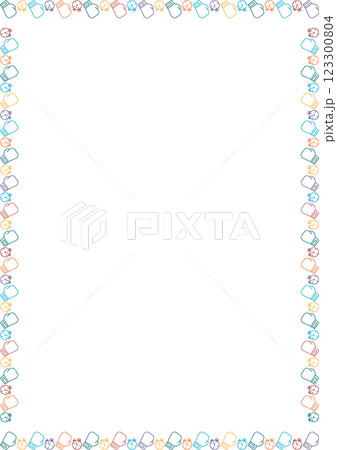Boxing game frame. Colorful design for players template. Frame with empty space for your text Boxing game frame. Colorful design for players template. Frame with empty space for your text 123300804