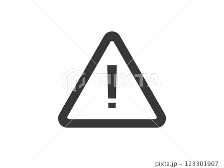 注意を促すアイコンイラスト 123301907
