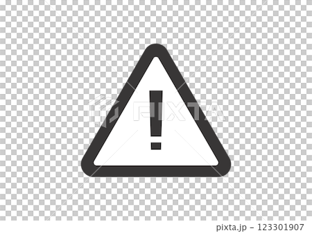 注意を促すアイコンイラスト 123301907