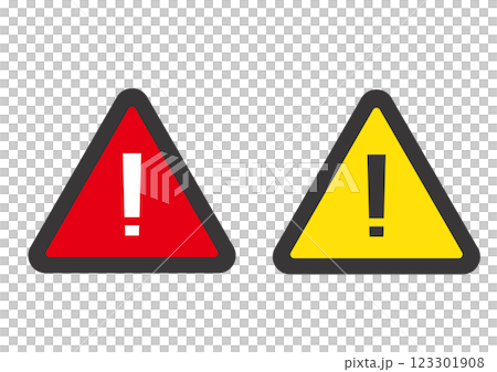 注意を促すアイコンイラスト 123301908