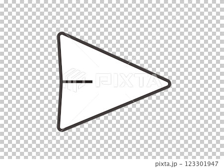 Simple and flat paper plane icon illustration 123301947