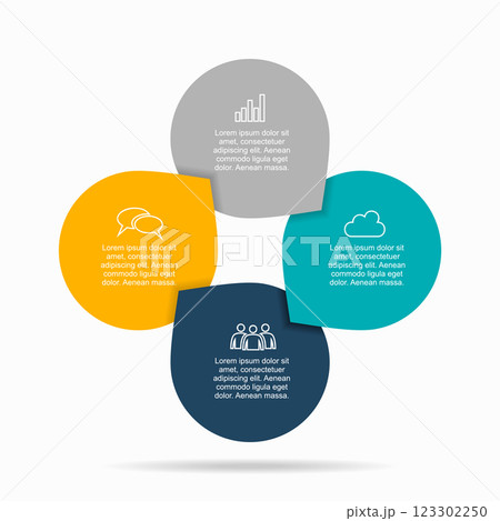 Infographic design template with place for your data. Vector illustration. Infographic design template with place for your data. Vector illustration. 123302250