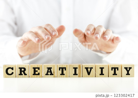 Conceptual image with the word Creativity 123302417