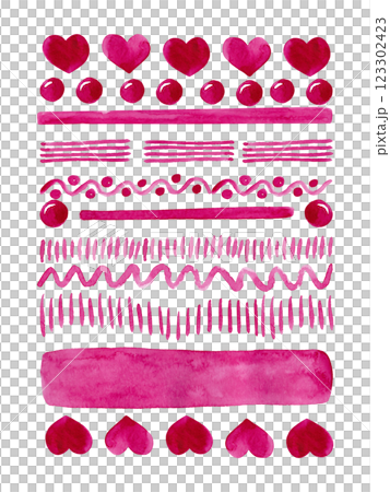 Complex pattern of purple-pink lines, strokes and brushstrokes. Abstract watercolor print. Perfect for your kitchen textile and wallpaper, tablecloths and packaging design Complex pattern of purple-pink lines, strokes and brushstrokes. Abstract watercolor print. Perfect for your kitchen textile and wallpaper, tablecloths and packaging design 123302423