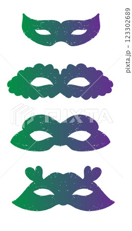 beautiful face with color lines 123302689