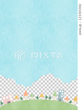 簡單的城市景觀圖 123303302