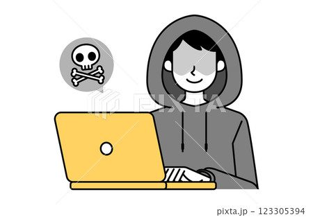 サイバー犯罪のベクターイラスト 犯罪 フィッシング詐欺 情報漏洩 セキュリティー サイバー犯罪のベクターイラスト 犯罪 フィッシング詐欺 情報漏洩 セキュリティー 123305394