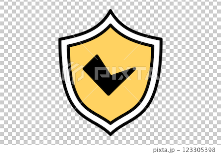 Security mark vector illustration Cyber security 123305398