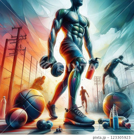 アスリート(AI生成) アスリート(AI生成) 123305923