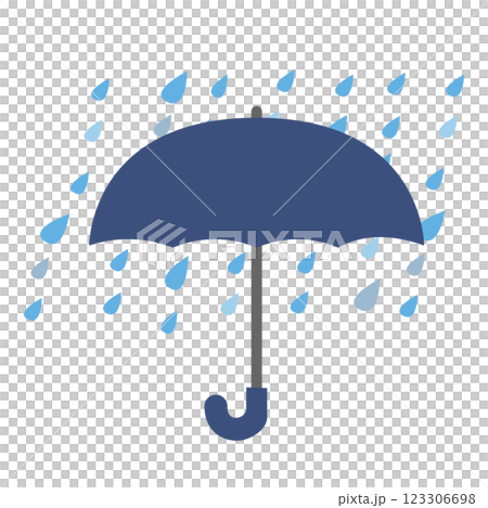 雨天濕傘的插圖 雨天濕傘的插圖 123306698