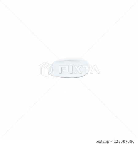 White beauty cream smear smudge isolated. Beauty skincare cream texture swipe swatch White beauty cream smear smudge isolated. Beauty skincare cream texture swipe swatch 123307386