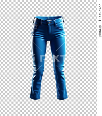 Cartoon style long jeans 123307527