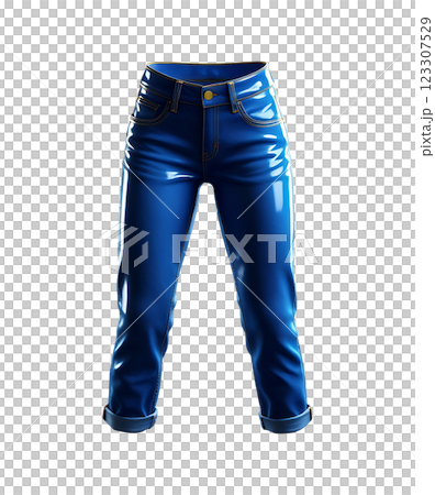 Cartoon style long jeans 123307529