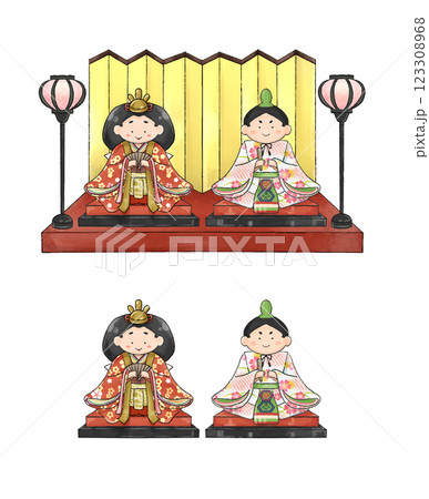 おひなさま おひなさま 123308968