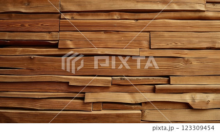 A rustic grunge wooden wall 123309454