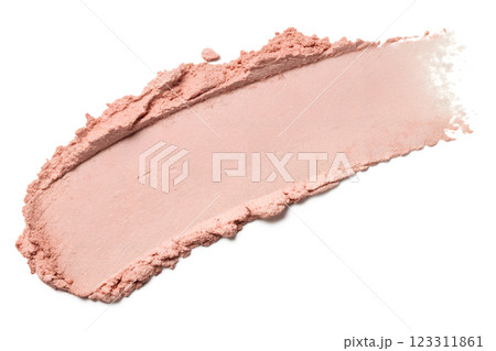 Light pink eye shadow swatch isolated on transparent background, makeup product, cosmetic palette, beauty theme Light pink eye shadow swatch isolated on transparent background, makeup product, cosmetic palette, beauty theme 123311861