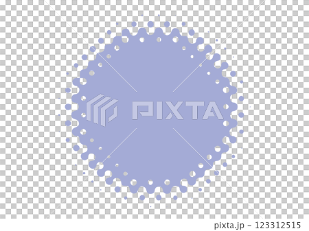 Halftone blurred circle 123312515