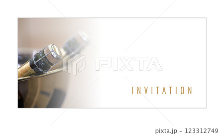 Illustrated message for an invitation 123312749