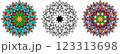 Ornamental round lace in color 123313698