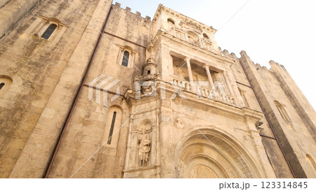 The Old Cathedral of Coimbra, Portugal The Old Cathedral of Coimbra, Portugal 123314845