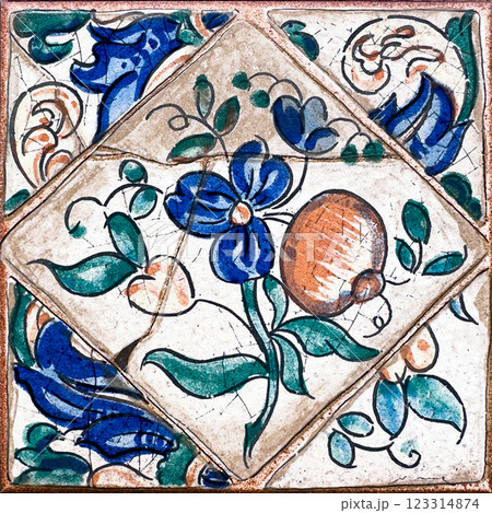 Traditional portuguese decorative tiles Traditional portuguese decorative tiles 123314874
